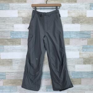 Quest Insulated Nylon Snow Pants Gray Thinsulate Ski Winter Youth Unisex Large